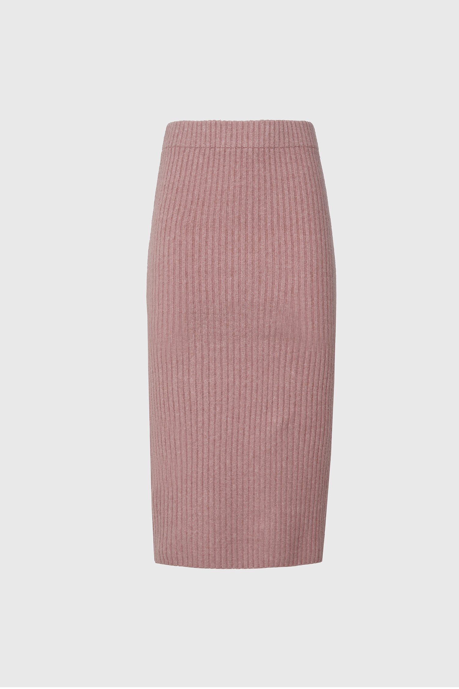 Warmth wrinkle knit skirt - pink