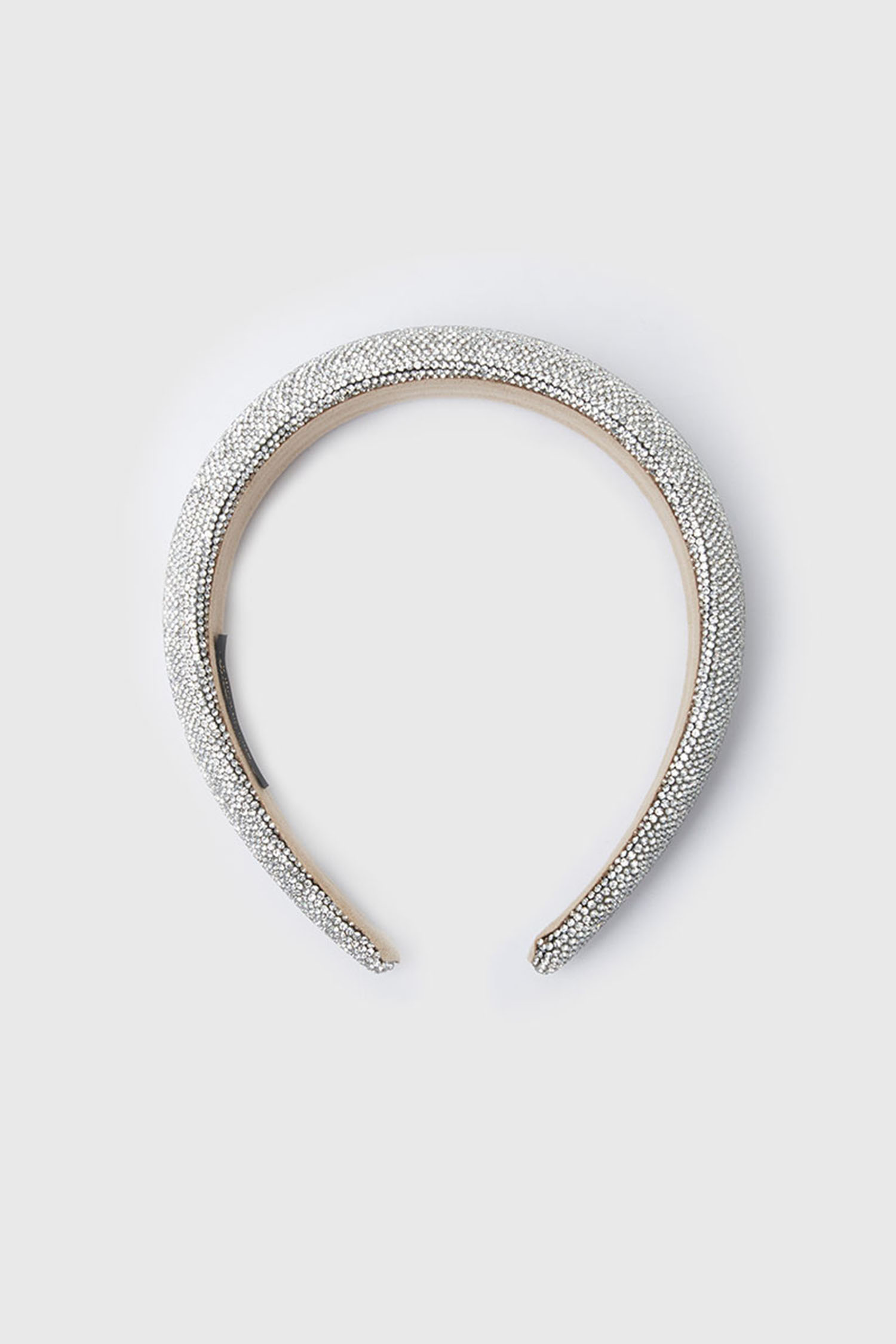 Cubic bling hairband - silver