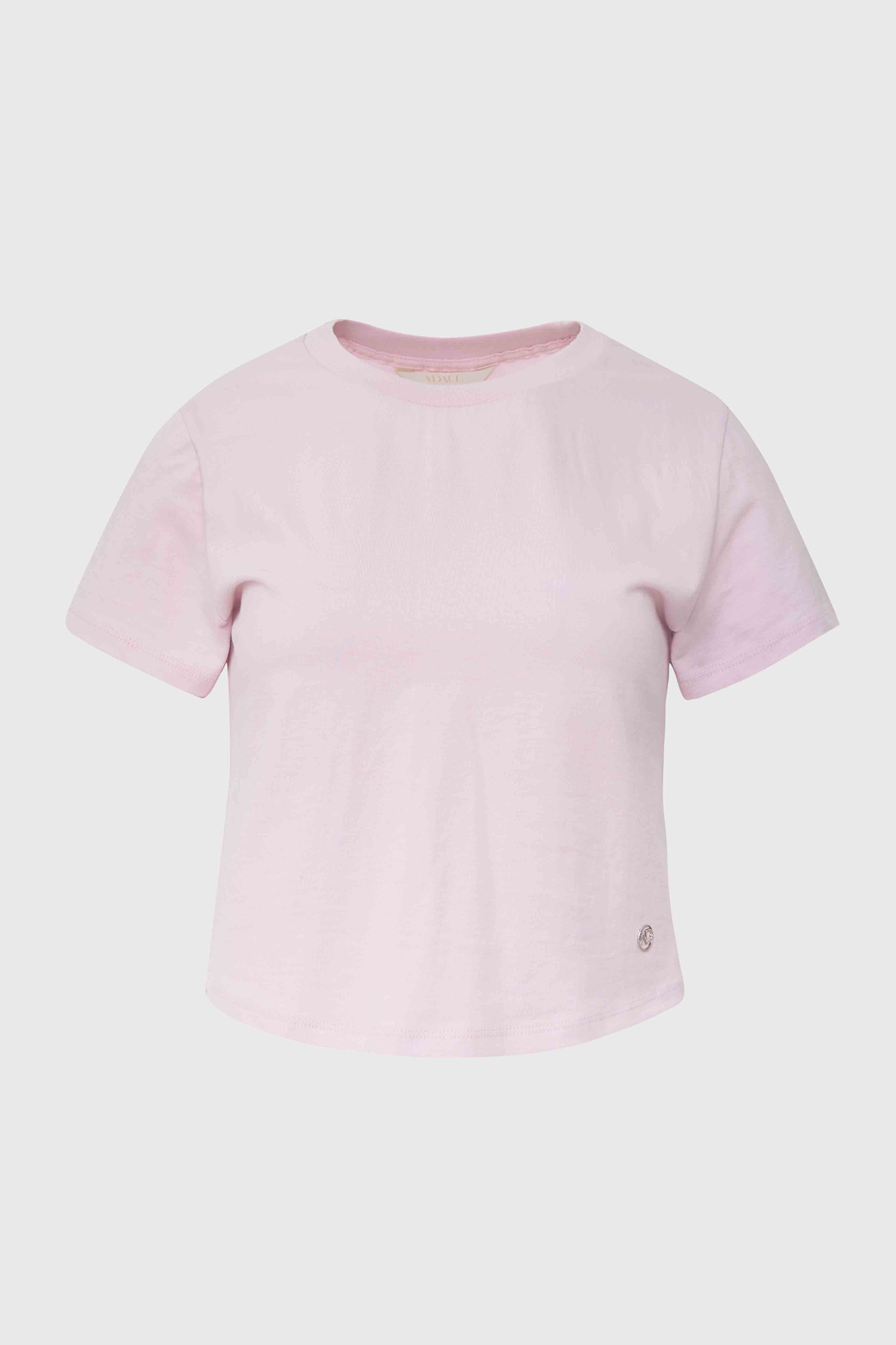 Basic AD silver point t shirt - pink