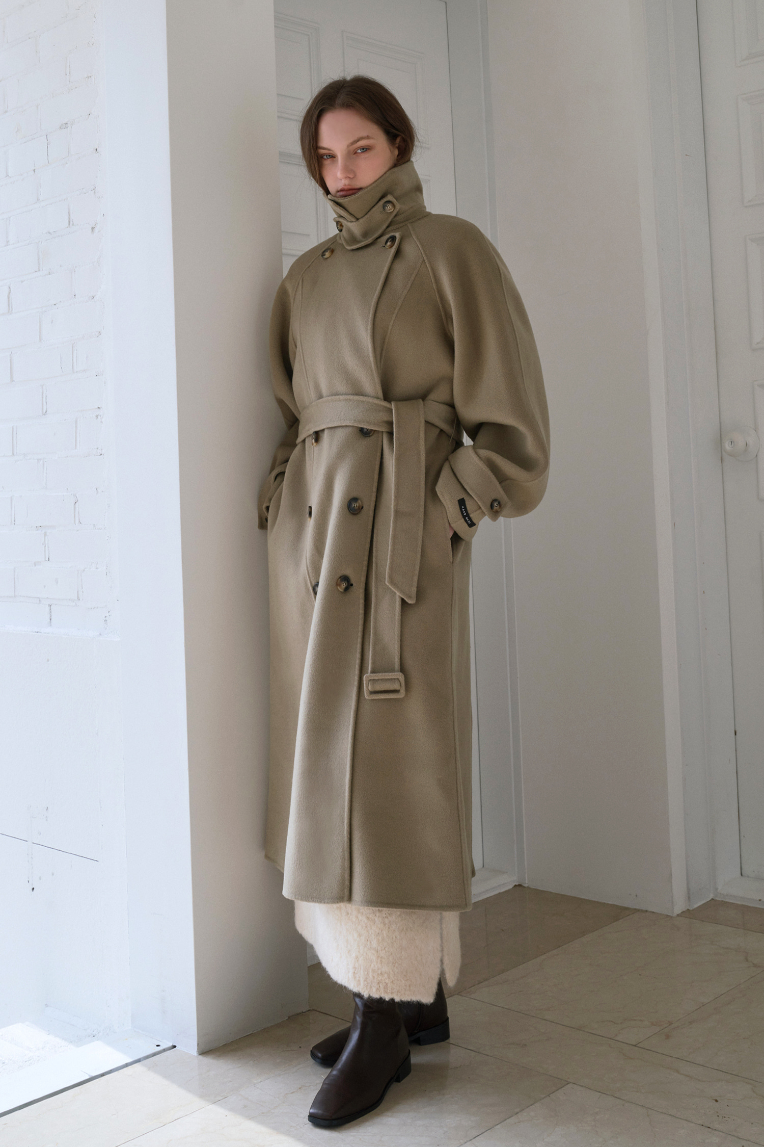 Handmade trench coat - light khaki