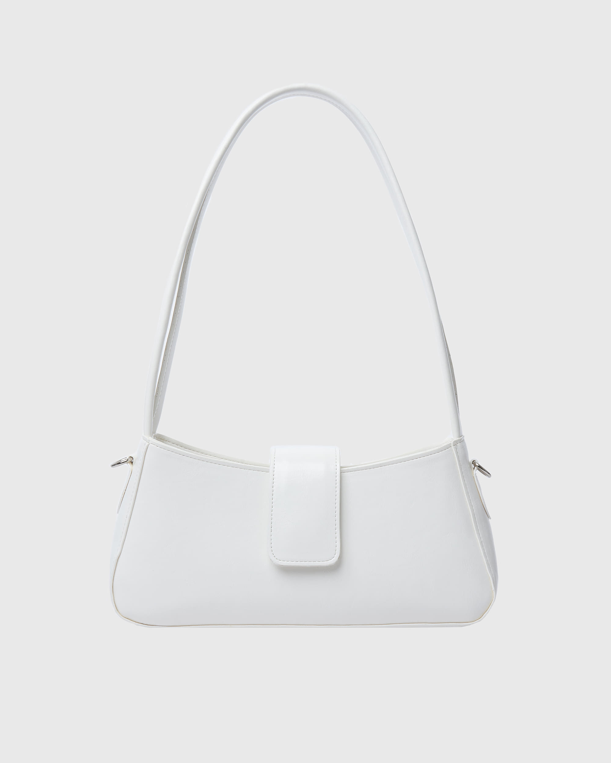 Welly round square shoulder bag - ivory