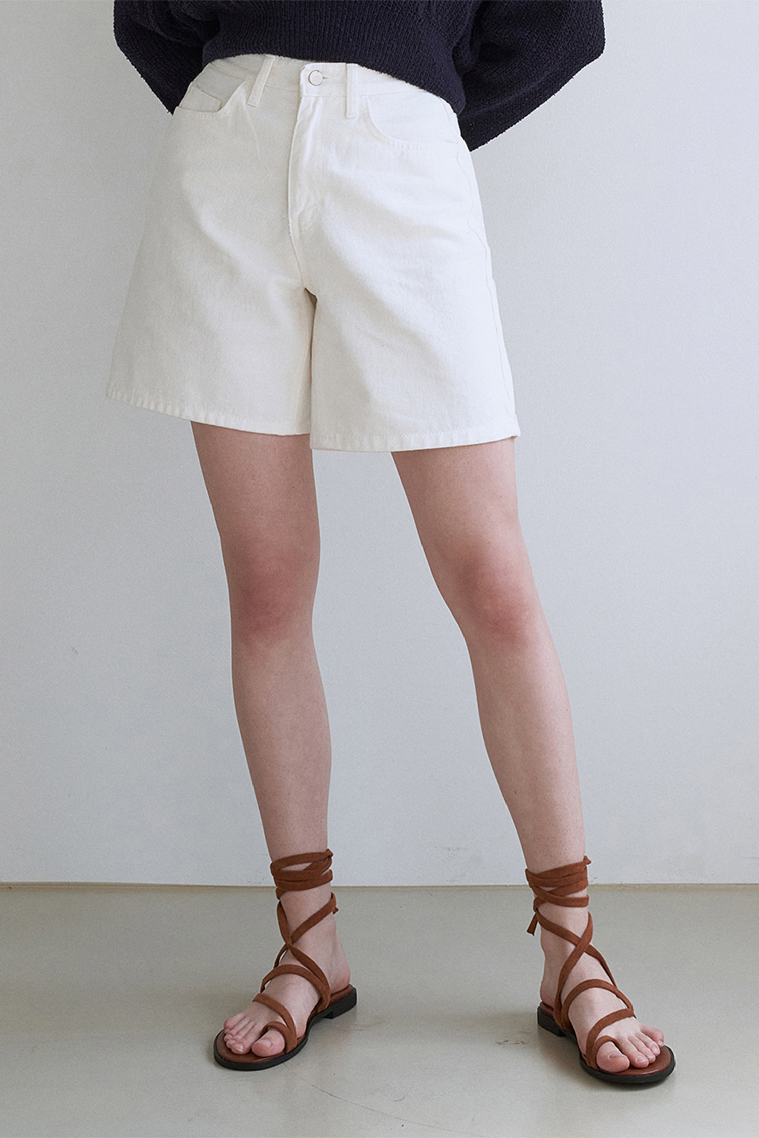 Basic cotton short pants - 3 color